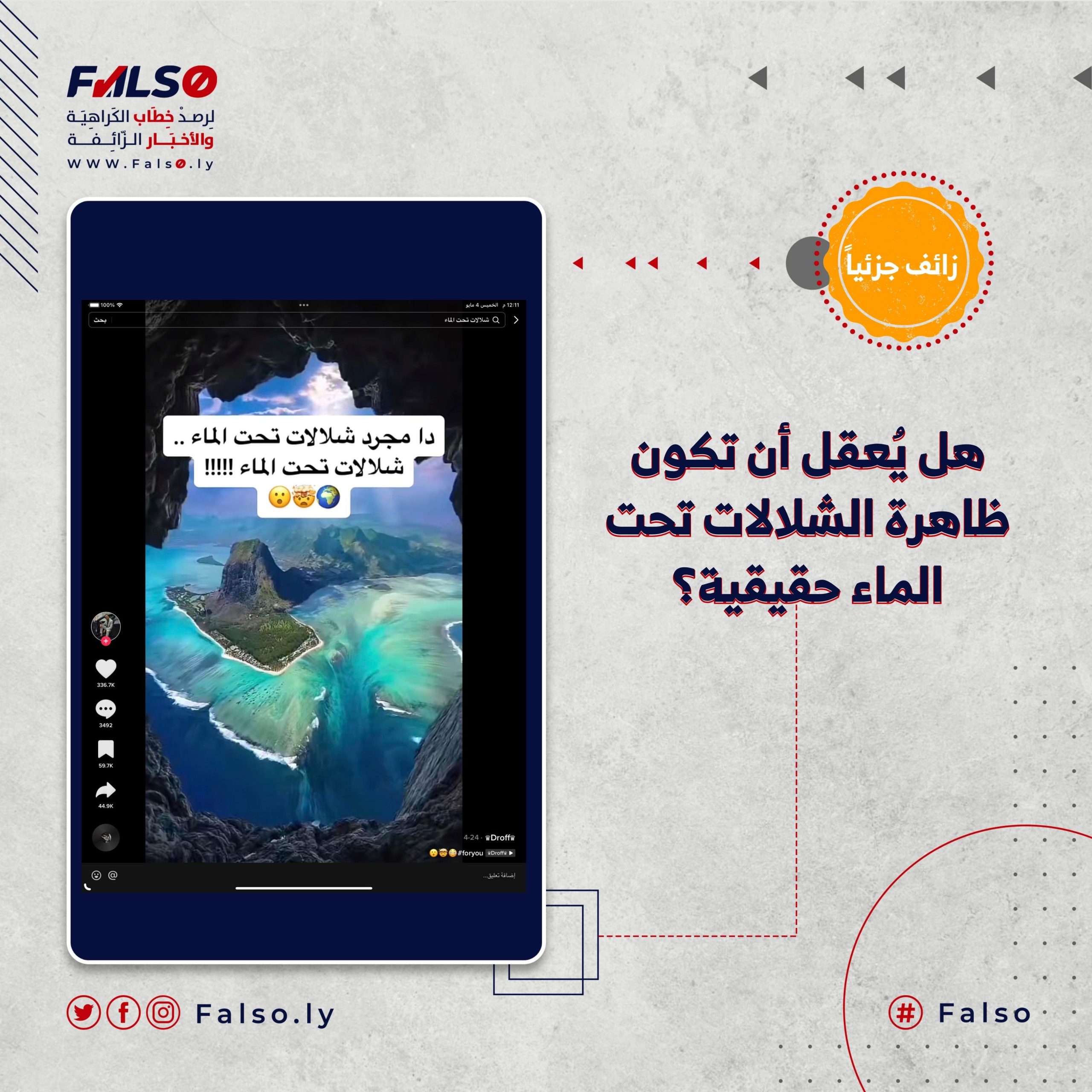 هل يُعقل أن تكون ظاهرة الشلالات تحت الماء حقيقية؟