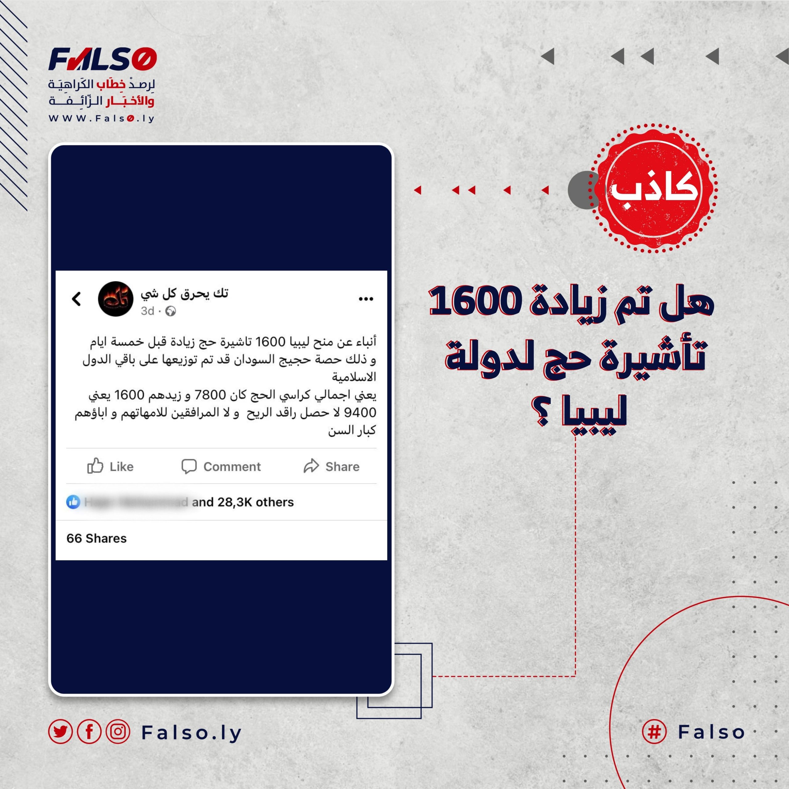 هل تم زيادة 1600 تأشيرة حج لدولة ليبيا ؟