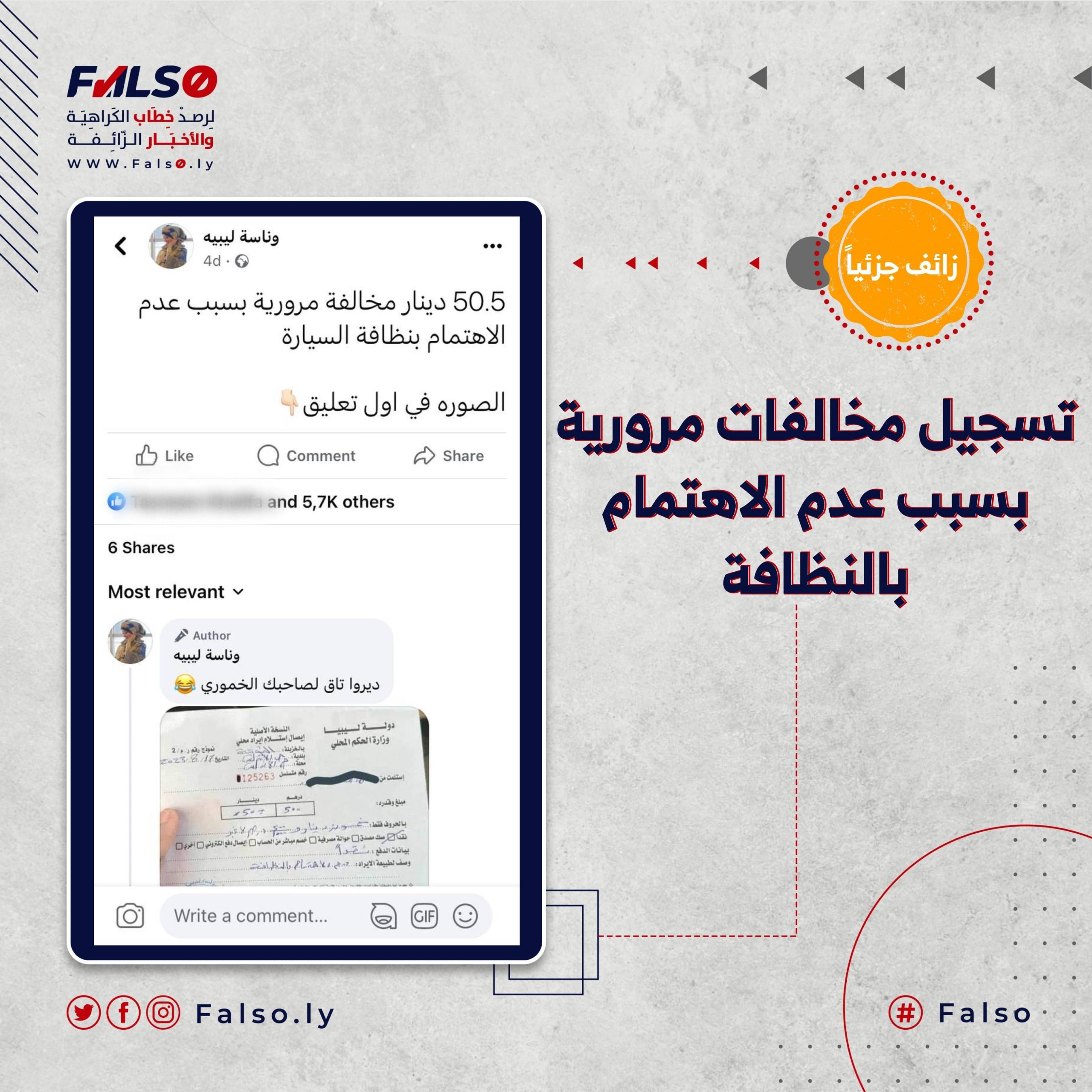 هل أعلن عن تسجيل مخالفات مرورية بسبب عدم الاهتمام بالنظافة؟