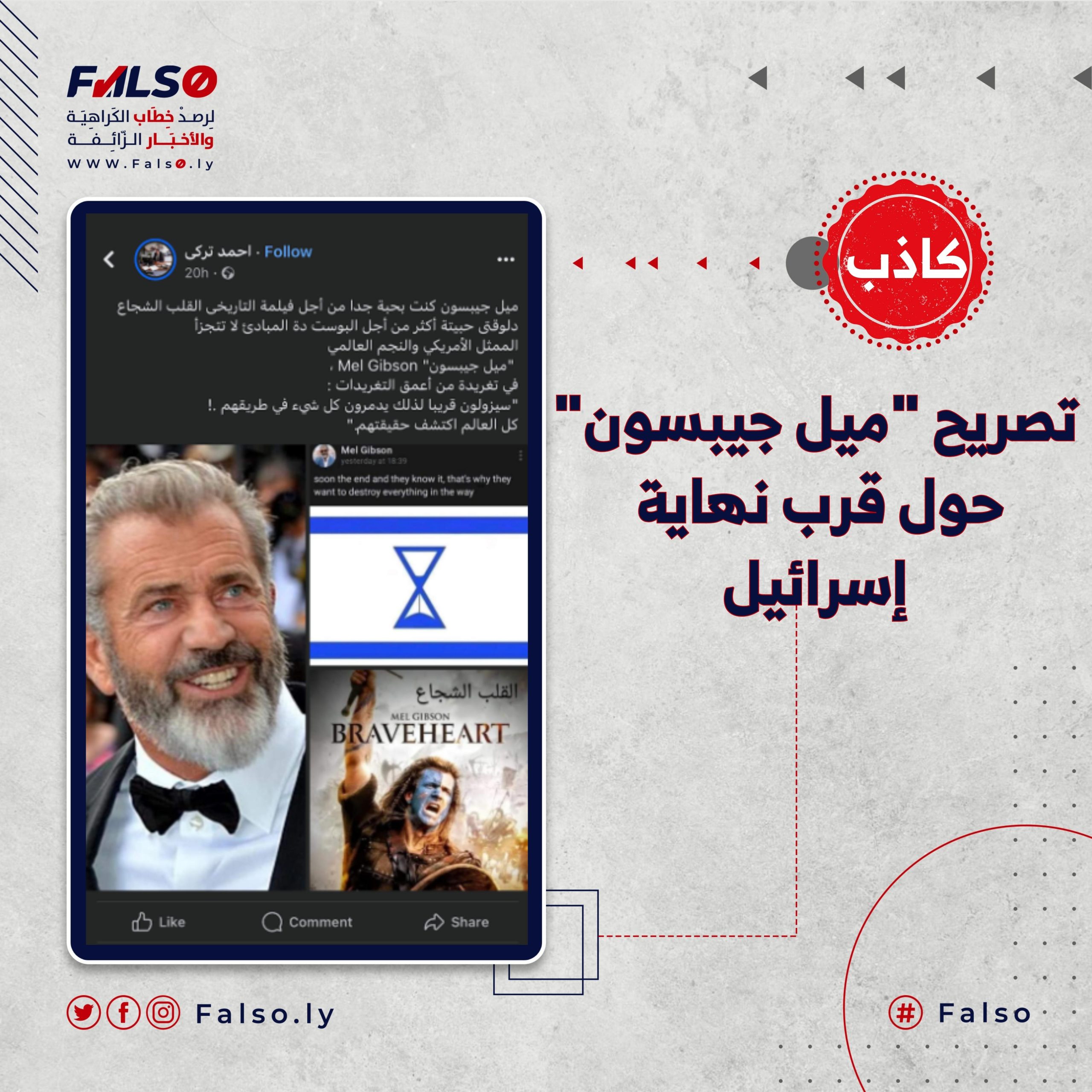 ميل جيبسون نهاية إسرائيل