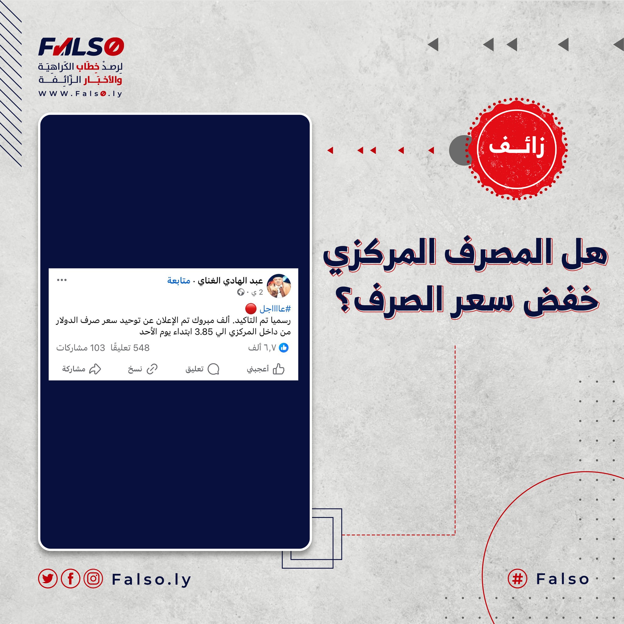 Image accompanying هل المصرف المركزي خفض سعر الصرف؟
